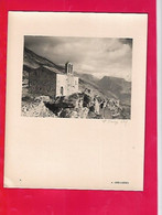 Rare Photographie Originale Série Chapelles Provençales Signée Au Crayon BARUZZI , GREOLIERES Alpes Maritimes 18cmx23cm - Gehandtekende Foto's