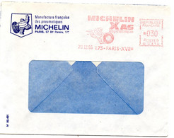 EMA Michelin XAS (20.12.1966) Paris XVII - EMA (Empreintes Machines à Affranchir)