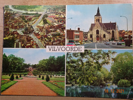 1977 Vilvoorde - 4 Foto's Op Kaart - ED. Universal G. C - Antwerp J.P. Offset 1172 + Slogan Natuur Berscherming - Vilvoorde