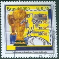 BRAZIL 2000 - FIFA WORLD CUP TROPHY  - USED - Used Stamps
