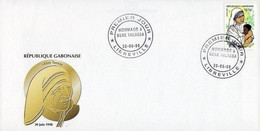 GABON 0963 Fdc Mére Teresa, Sainte, Prix Nobel De La Paix 1979 - Mère Teresa