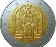 Andorra 2021    2 Euro Commemo  "Kroning Meritxell" Uit (Los Ou Libre) Of In De Coincard - Dans Une Belle Coincard   !! - Andorra