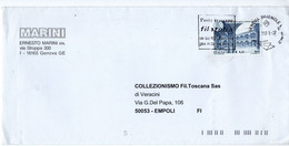 Italia (2001) - Busta Da Genova Per Empoli - 2001-10: Storia Postale