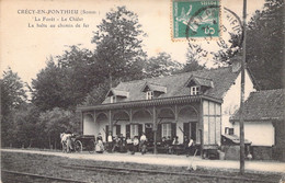 Crécy En Ponthieu - La Foret - Le Chalet - La Halte Au Chemin De Fer - Gare - Crecy En Ponthieu