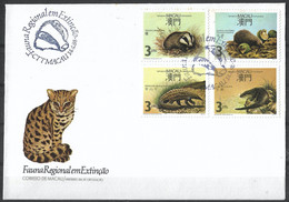 Macau Macao – 1988 Endangered Species FDC - Used Stamps