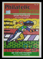 165.UNITED NATIONS 2008 USED PHILATELIC BULLETIN, SPORTS FOR PEACE. - Booklets