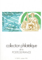 SANS LES TIMBRES " COLLECTION  DE  FRANCE : ANNEE 1993  2éme Quadrimestre ". Avec Les Fiches. Parfait état. - Collections