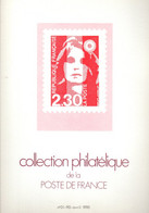 SANS LES TIMBRES " COLLECTION  DE  FRANCE : ANNEE 1990  1er Trimestre ". Avec Les Fiches. Parfait état. - Collections