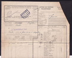 DDAA 769 --  WESTVLAANDEREN - Lettre De Voiture Cachet De Gare ISEGHEM 1919 Vers ESSCHEN - Otros & Sin Clasificación