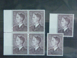 BELG.1952 ** : Lot Eerste Zegels Van Koning Boudewijn/Premiers Timbres A L'effigie Le Roi Baudouin - Unused Stamps