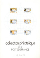 SANS LES TIMBRES " COLLECTION  DE  FRANCE : ANNEE 1988  02-88 ". Avec Les Fiches. Parfait état. - Collections