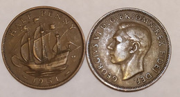 England / Great Britain - 1/2 Penny 1951 VF Lemberg-Zp - Altri