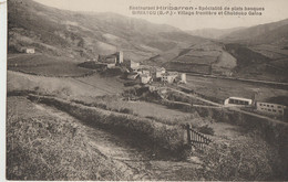 Biriatou  64  Vue Generale Sur Village Frontière Et Choldoko Gaina Et Restaurant HIRIBARREN - Biriatou