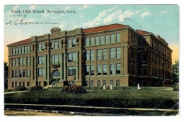 UNITED STATES // IOWA // DAVENPORT // PUBLIC HIGH SCHOOL // 1914 - Davenport