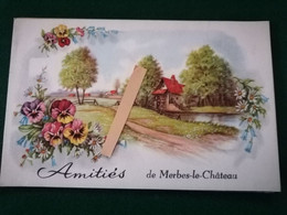 Carte Postale De Merbes-le-château : Amitiés - Merbes-le-Chateau