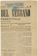 Tariffa Stampe Per L'Estero - Umberto 5 C. Su Giornale Completo Da Luino Per Ranzo In Svizzera Il 14/11/1883 - Vedi Nota - Marcophilia