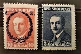 ALBANIE - 1925/1927 - N° 152 O Avec Surcharge Décalée + 171-180 ** (voir Scan) - Albania