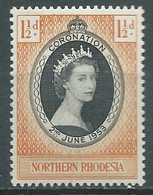Rhodésie Du Nord  - Yvert N°  58*   -  Bip 4805 - Northern Rhodesia (...-1963)
