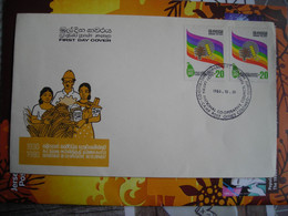 FDC 1980 Department Of Cooperative Development 1930-1980 Département De Développement Coopératif - Sri Lanka (Ceylon) (1948-...)