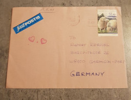 NEW ZEALAND COVER CIRCULED YEAR 1991 SEND TO GERMANY - Briefe U. Dokumente