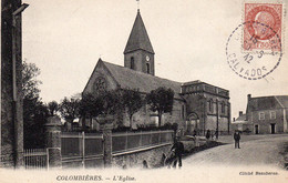 COLOMBIERES  église   1942 - Otros & Sin Clasificación