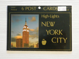 CARNET 6 Cpa NEW YORK  Postcard - One World Trade Center - Le World Trade Center Avant Attentat  - Mark SANDS ( S1103 ) - World Trade Center