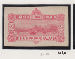 Hawaii Scott-cat. Fragment Van  Omslag U2a (cut) - Hawaï