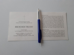 Broeder Trudo - Camiel Sabbe (Zedelgem 1929 - Isleworth (Engeland)1999);Broeders Xaverianen - Imágenes Religiosas
