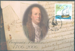 CANADA - FDC - 28.5.2006 - BENJAMIN FRANKLIN - Yv 2223 - Lot 24365 - 2001-2010