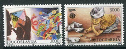 YUGOSLAVIA 1989 Europa: Children's Games  MNH / **.  Michel 2340-41 - Unused Stamps