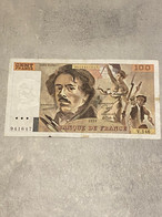 Billet De 100 Francs "Delacroix" De 1989 ---ALPH.V.146---vendu Dans L 'état - 100 F 1978-1995 ''Delacroix''