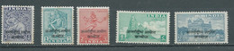 Inde -FRANCHISE ( Cambodge)   Sérié Yvert N°  13  / 17 ** 5 Valeurs Neuves Sans Charnière  Bip4901 - Militärpostmarken