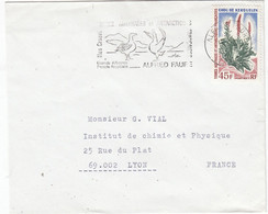 TAAF 1972 Chou De Kerguelen 1v On Part Of Cover Ca Alfred Faure (TAF161D) - FDC