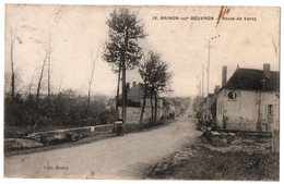 58 BRINON SUR BEUVRON - Route De Varzy - Cpa Nièvre - Brinon Sur Beuvron