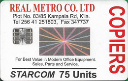 Uganda - Starcom - Real Metro Co. Ltd, SC7, 75U, Used - Uganda