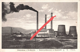AK Seestadtl Ervenice Elektrizitätswerk Elektrarna A Kommern Komorany Neundorf Kunnersdorf Bartelsdorf Kaitz Brüx Most - Sudeten
