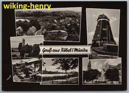 Delcampe - Röbel An Der Müritz - S/w Mehrbildkarte 17 - Röbel