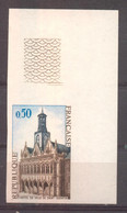Superbe Coin De Feuille Saint-Quentin YT 1499 De 1967 Sans Trace De Charnière - Non Dentelés
