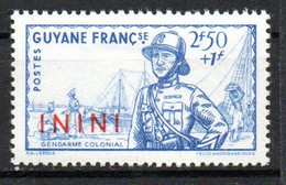 Col24 Colonies Inini N°  50 Neuf X MH : 2,50 € - Unused Stamps