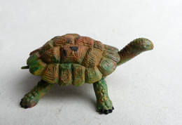 Figurine STARLUX  - ANIMAUX - TORTUE GEANTE 1785 ZOO Pas Clairet Elastolin Ougen Jim Cyrnos - Starlux