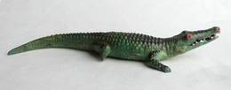 Figurine STARLUX  - ANIMAUX - CROCODILE 1704 ZOO CASSE Pas Clairet Elastolin Ougen Jim Cyrnos - Starlux