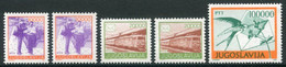 YUGOSLAVIA 1989 Postal Services Definitive Both Perforations MNH / **.  Michel  2389-90A+C, 2391 - Neufs