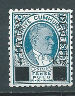 Turquie   - Taxe   - Yvert N° 9 **  -  Bip 5028 - 1934-39 Sandschak Alexandrette & Hatay