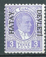 Turquie   - Taxe   - Yvert N° 8 **  -  Bip 5029 - 1934-39 Sandjak D'Alexandrette & Hatay