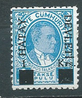 Turquie   - Taxe   - Yvert N° 7 **  -  Bip 5027 - 1934-39 Sandjak D'Alexandrette & Hatay