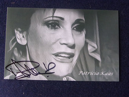 Patricia KAAS - Dédicace - Hand Signed - Autographe Authentique - Cantanti E Musicisti