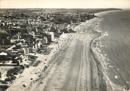 SAINT PAIR SUR MER VUE GENERALE AERIENNE DE LA PLAGE VERS JULLOUVILLE - Saint Pair Sur Mer