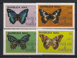 BARBUDA - 1985 - N°Yv. 755 à 758 - Papillons / Butterflies - Neuf Luxe ** / MNH / Postfrisch - Mariposas