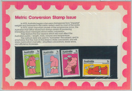 82272  -  AUSTRALIA  - OFFICIAL Stamp Presentation Pack: Metric Measurements - Presentation Packs