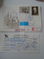 D187149 Returned Cover - Hungary  Sent To Austria Mariazell - -Mindszenthy - Esztergom - Zurück -Retour   1992 - Cartas & Documentos